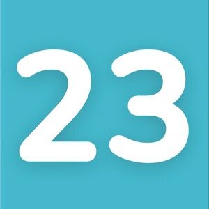 Blue and White Graphic Tee